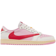 Air Jordan 1 Low x Travis Scott Sail Tropical Pink