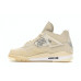 NIKE Air Jordan 4 X Off White Sail