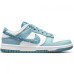 NIKE Dunk LOW Essential Paisley Pack Worn Blue