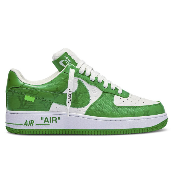 NIKE Air Force 1 Low x Louis Vuitton Gym Green