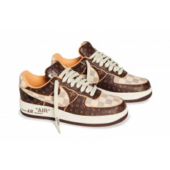 NIKE Air Force 1 Low x Louis Vuitton Monogram Brown