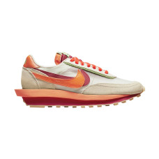 NIKE x Sacai x CLOT LDWaffle Net Orange Blaze