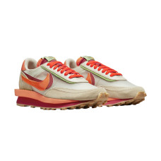 NIKE x Sacai x CLOT LDWaffle Net Orange Blaze