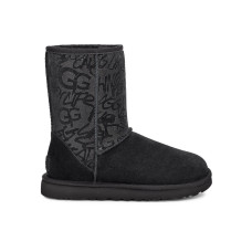 Classic Short Sparkle Graffiti Black