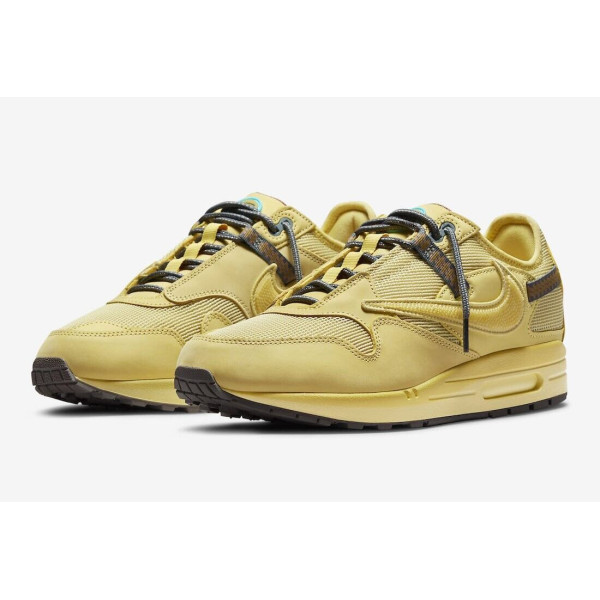 NIKE Air Max 1 Travis Scott Cactus Jack Saturn Gold