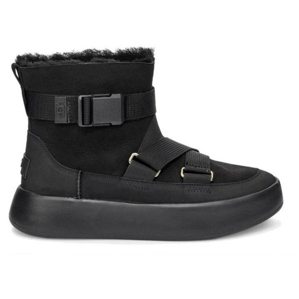 Classic Boom Buckle Boot Black