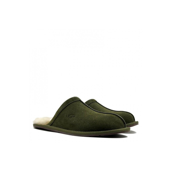 Man Scuff Slipper Burnt Olive