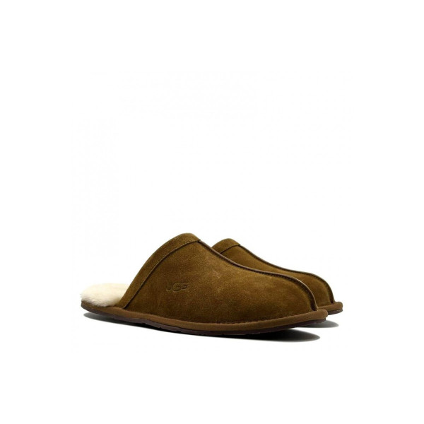 Man Scuff Slipper Chestnut