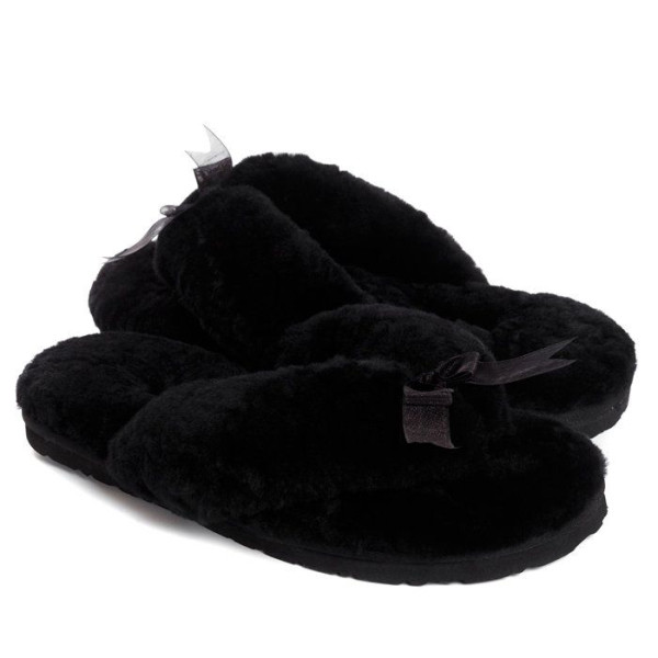 FLUFF FLIP FLOP II Black