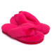 FLUFF FLIP FLOP II Rose Red