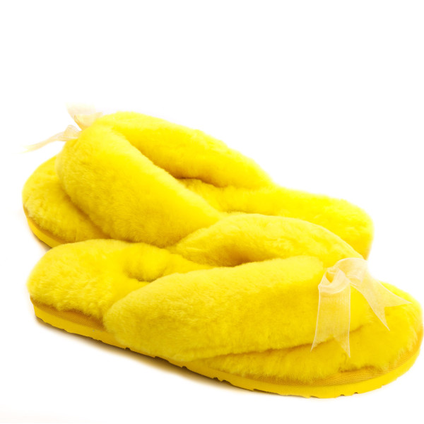 FLUFF FLIP FLOP II Yellow