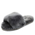 Fluff Slide Slippers Grey