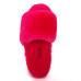 Fluff Slide Slippers Rose Red