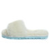 Fluff Slide Slippers White