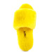 Fluff Slide Slippers Yellow