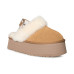 Funkette Suede Platform Chestnut