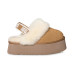 Funkette Suede Platform Chestnut