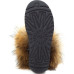 Fox Fur Mini Metallic Black