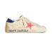 Golden Goose Superstar Suede Star and Metallic Leather Heel Tab