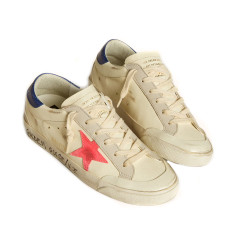 Golden Goose Superstar Suede Star and Metallic Leather Heel Tab