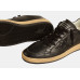Golden Goose Ball Star Black nappa with Black glitter star and Suede heel tab