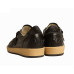 Golden Goose Ball Star Black nappa with Black glitter star and Suede heel tab