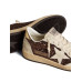 Golden Goose Ball Star in Glitter with Leather Star and Metallic Heel Tab