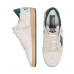 Golden Goose BallStar in White Nappa with Green Leather Star and Hell Tab