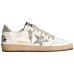 Golden Goose Ball Star Silver Glitter Ice Grey