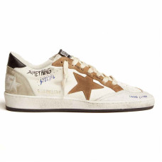Golden Goose BallStar Something Specia with Brown Star and Black Heel Tab