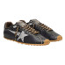 Golden Goose Marathon Speed with Black Leather Upper and Silver Star