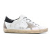 Golden Goose Superstar Black Heel Tab and Metal Stud Lettering