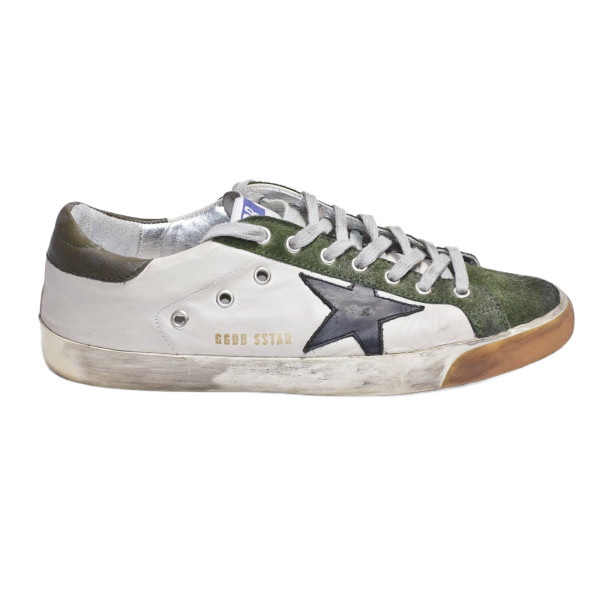 Golden Goose Superstar Black Star and Black Heel Tab