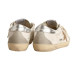 Golden Goose Superstar Gold Glitter Star Ice Grey Suede Inserts