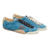 Golden Goose True-Star in Teal Suede with Black Star and Cream Heel Tab