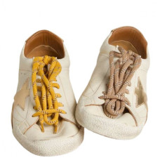 Golden Goose True-Star in White Nappa Leather