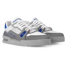 Louis Vuitton Trainer Low Grey Blue