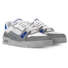 Louis Vuitton Trainer Low Grey Blue