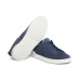 Zegna Triple Stitch Suede Blue