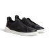 Zegna Triple Stitch Leather Black
