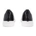 Zegna Triple Stitch Leather Black And Alligator