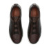 Zegna Triple Stitch Leather Brown And Alligator