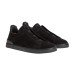 Zegna Triple Stitch Suede Black