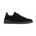 Zegna Triple Stitch Suede Black