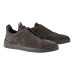 Zegna Triple Stitch Suede Dark Brown