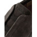 Zegna Triple Stitch Suede Dark Brown