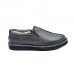 Man Neumel Stiches Slip-on Metallic Black