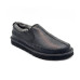 Man Neumel Stiches Slip-on Metallic Black