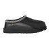 Tasman Slippers Leather Regen Black
